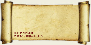 Danica Rakočević vizit kartica